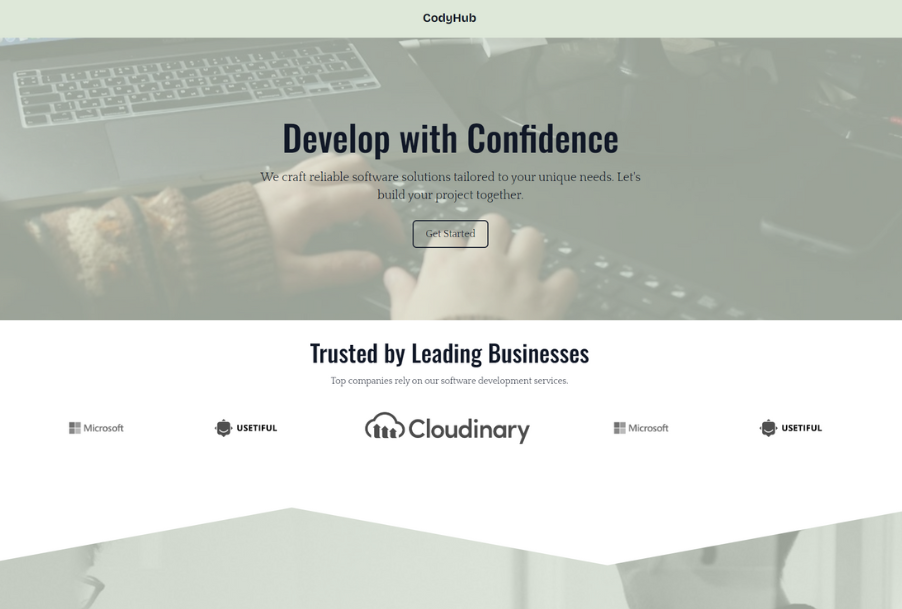CodyHub - Software Company Website
